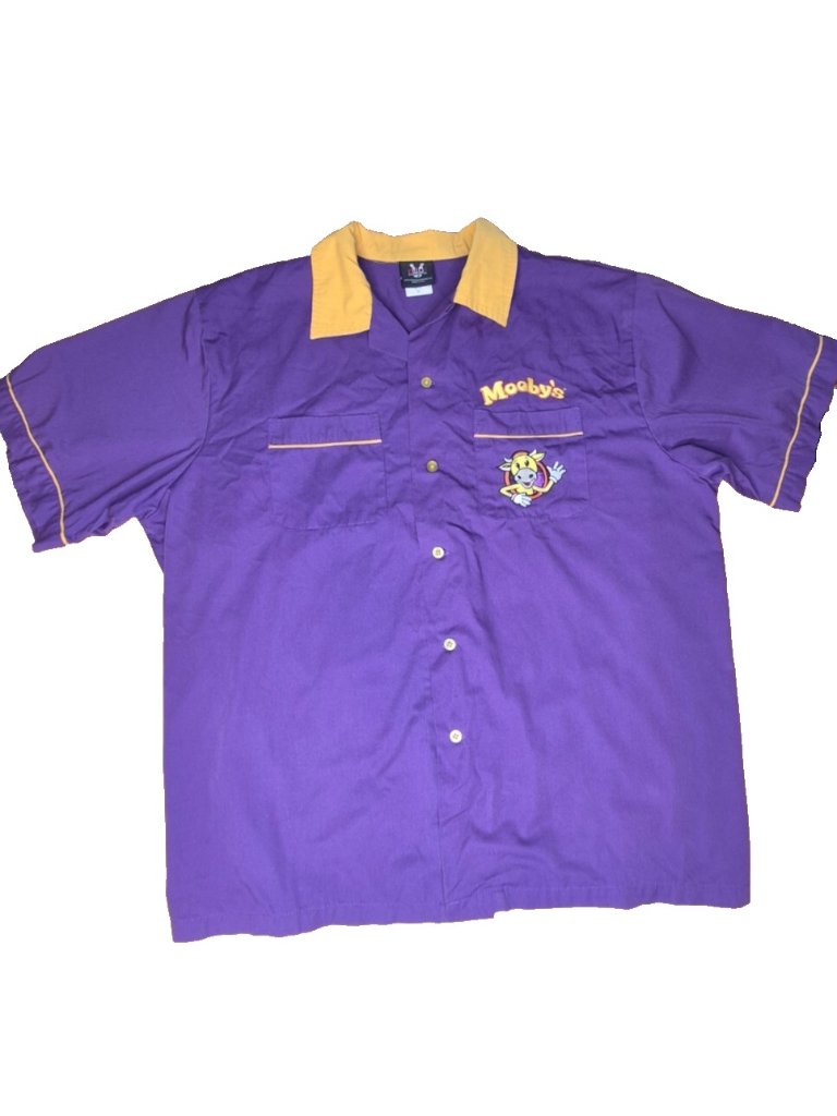 Clerks 2 Hilton Mooby's Uniform Shirt Button Up Bowling Jay And Silent Bob Xl